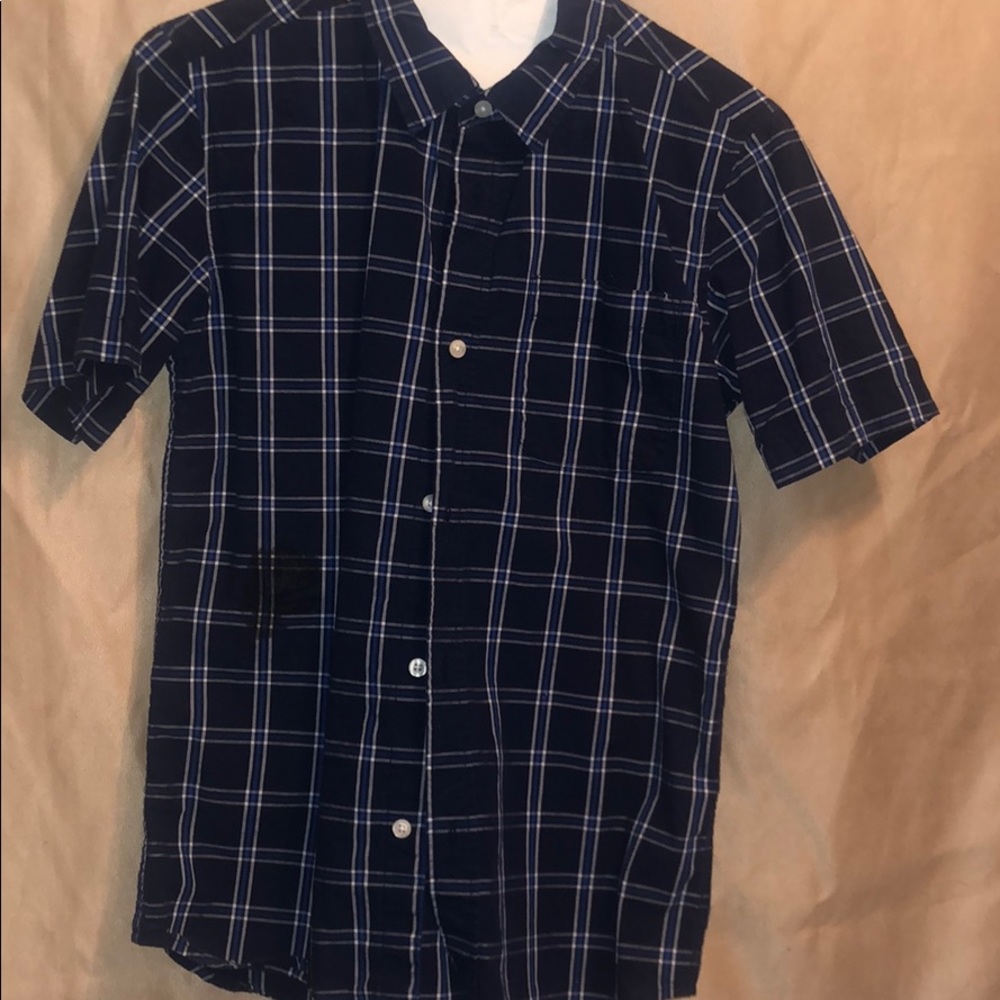 Boys button down shirt sleeve